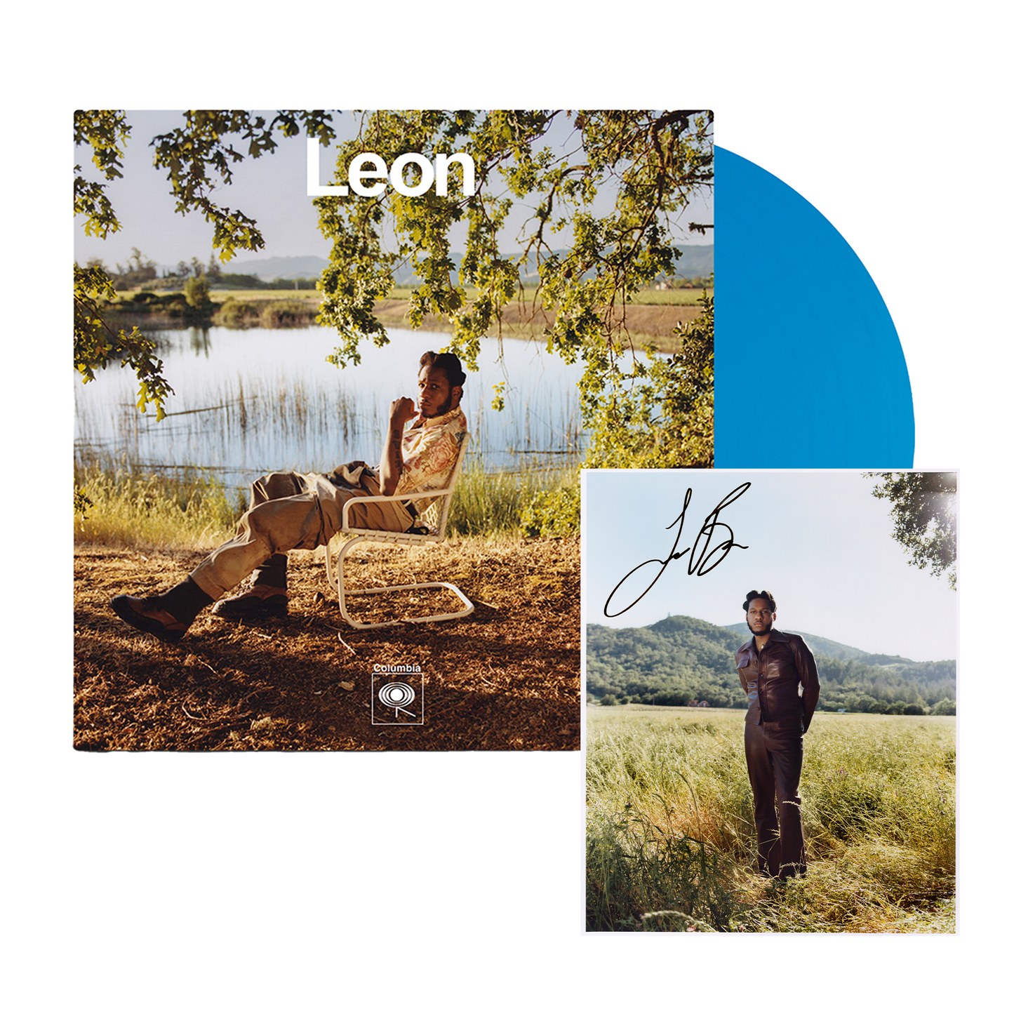 Leon: Exclusive 'Denim Blue' LP + Signed Photo