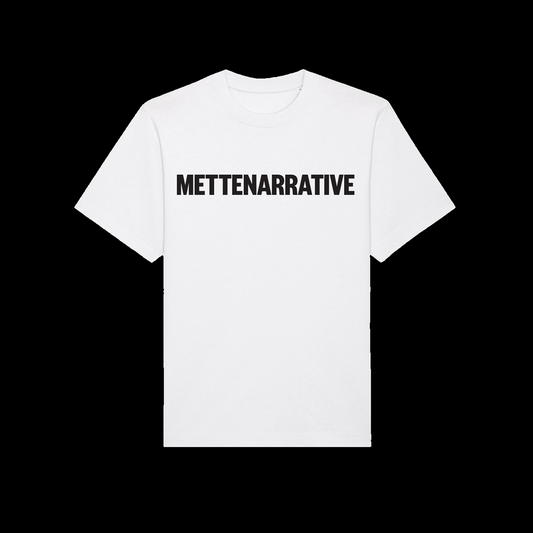 METTENARRATIVE | White T-Shirt