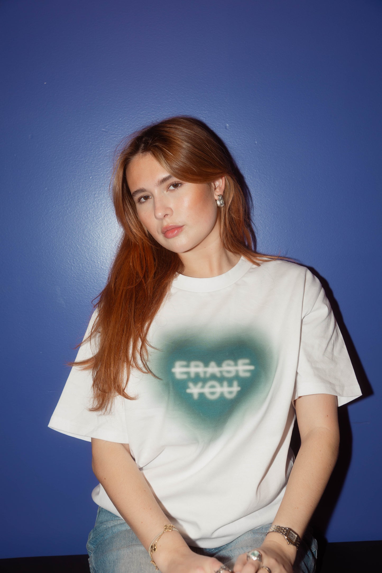 Mimi Webb Heart White T-shirt