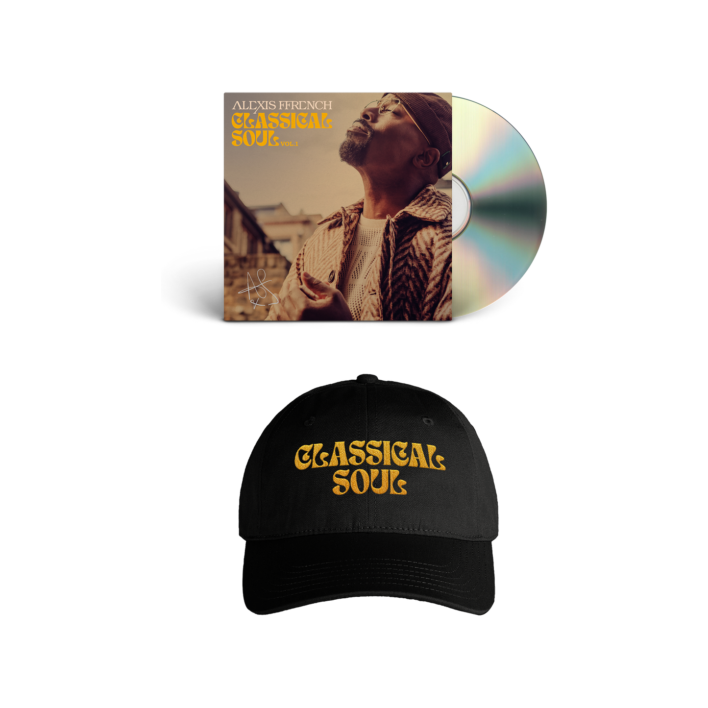 Classical Soul Black Baseball Cap + choice of format