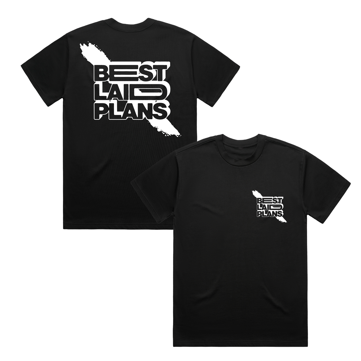 BEST LAID PLANS BLACK TEE