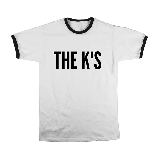 The K's White Ringer T-Shirt