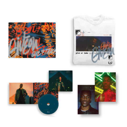 Give Or Take CD + White T-Shirt Box Set