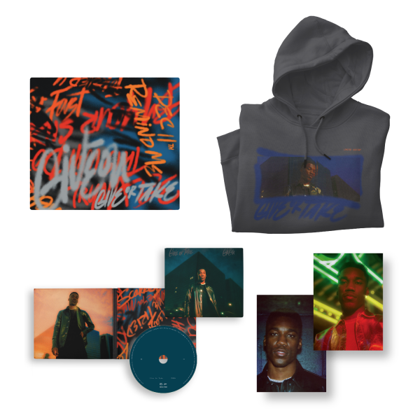 Give Or Take CD + Charcoal Hoodie Box Set