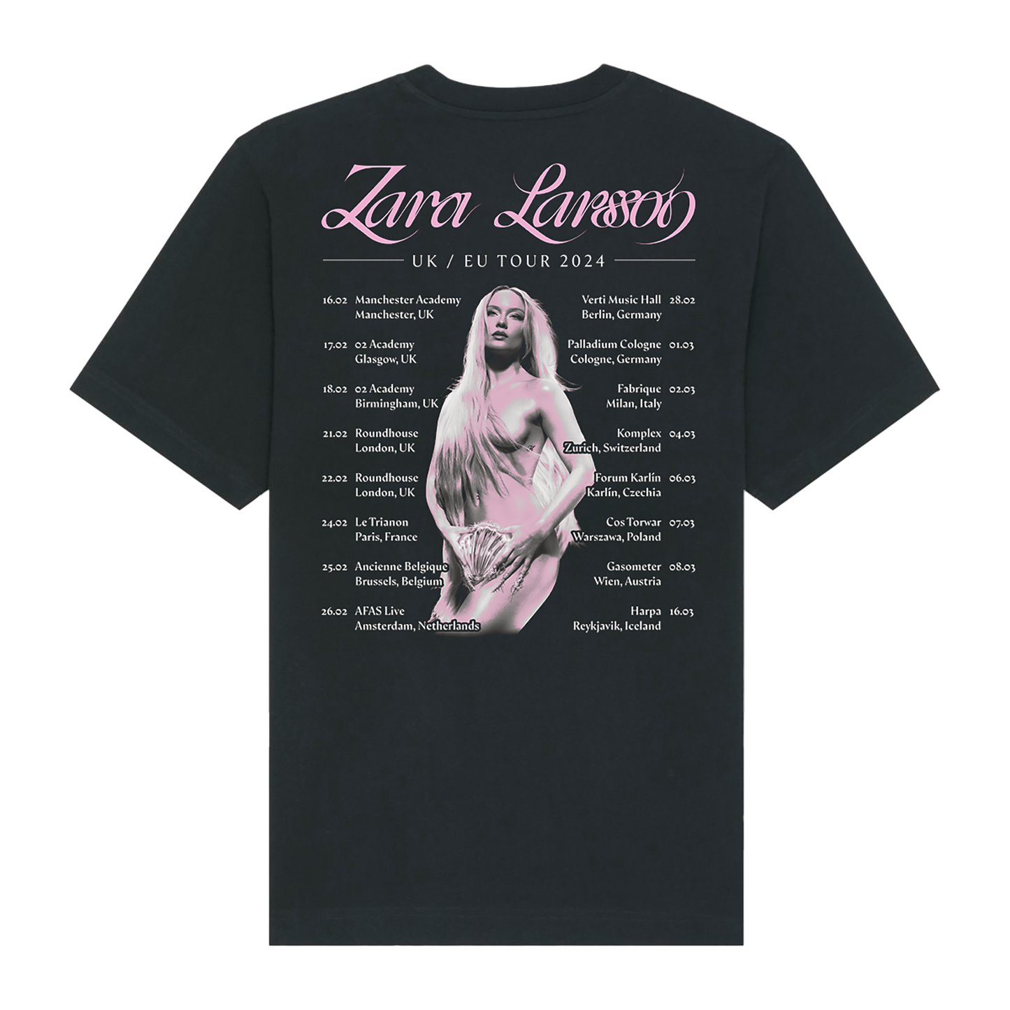 Zara Larsson | UK & EU 2024 Tour T-Shirt