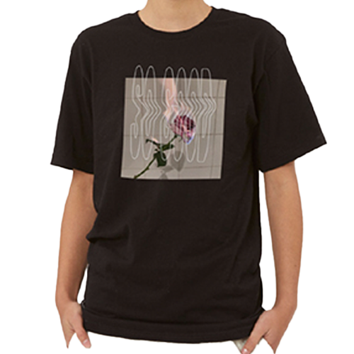 Rose / So Good Black Tee