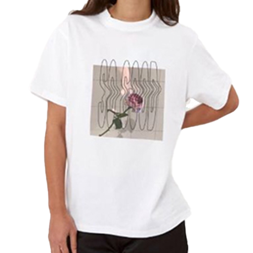 Rose / So Good White Tee