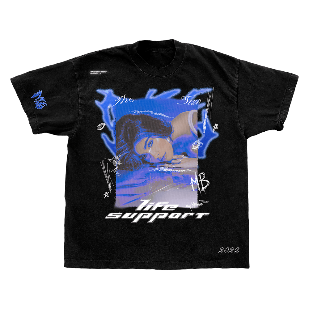 Life Support Tour EU Photo Date Black Tee