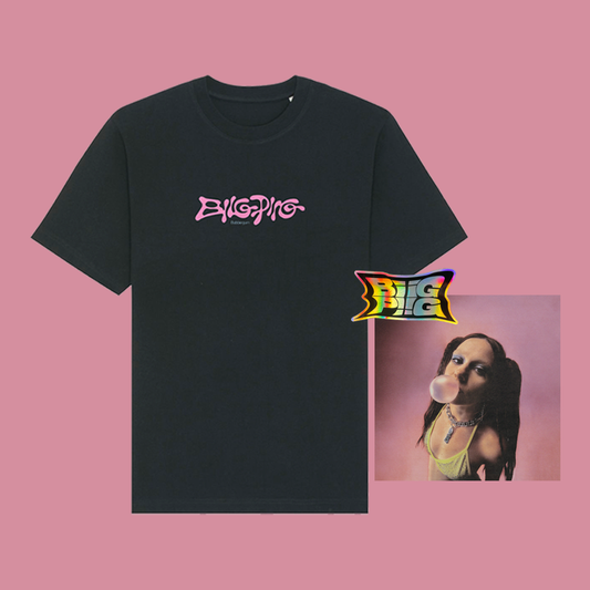 STORE EXCLUSIVE Biig Piig Logo T-Shirt + Bubblegum Print + Biig Piig Sticker Bundle