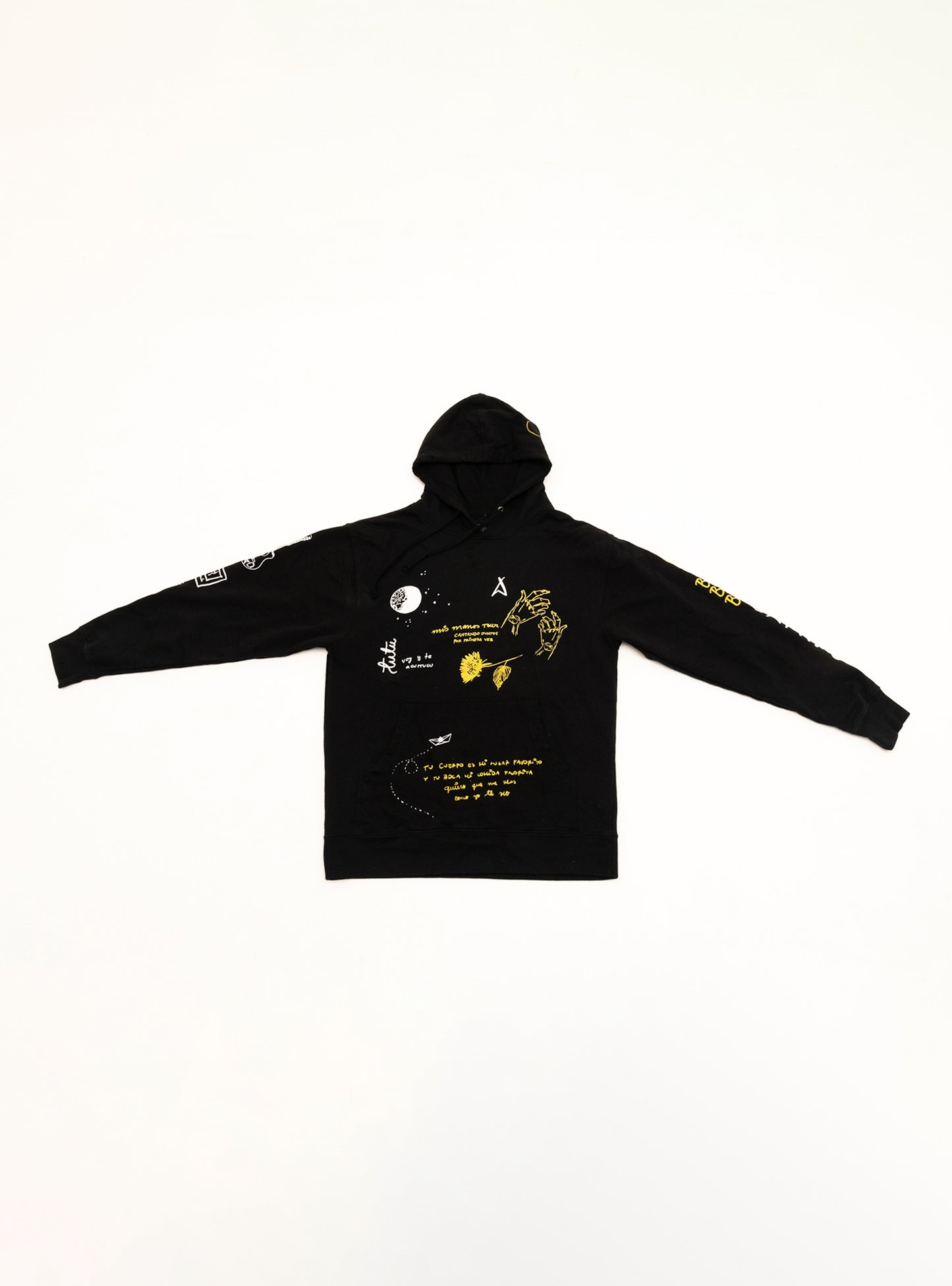 Doodle Hoodie Black Hoodie