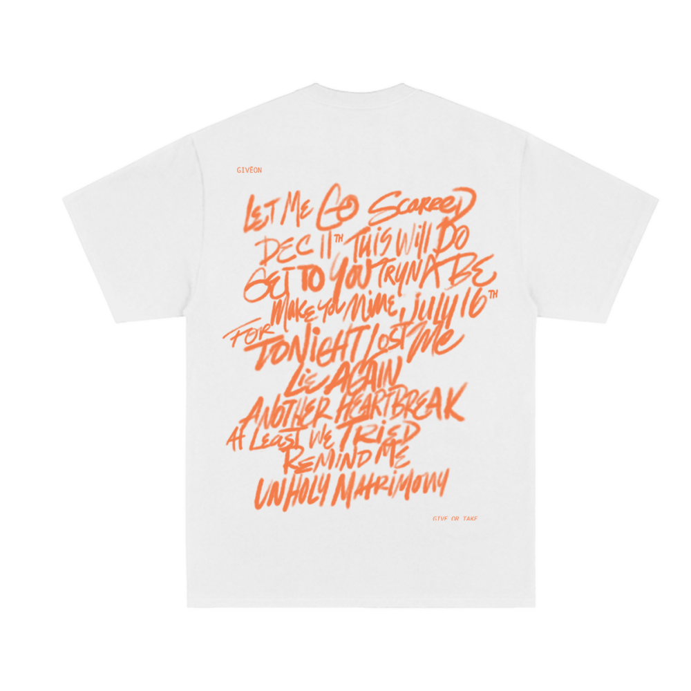 Giveon White Tee