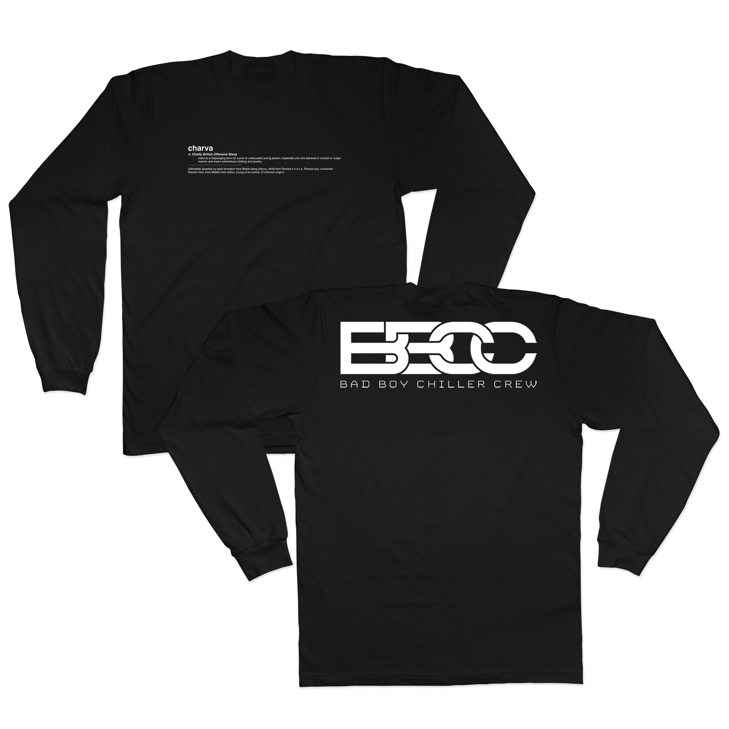 BBCC Black Logo Longsleeve Tee