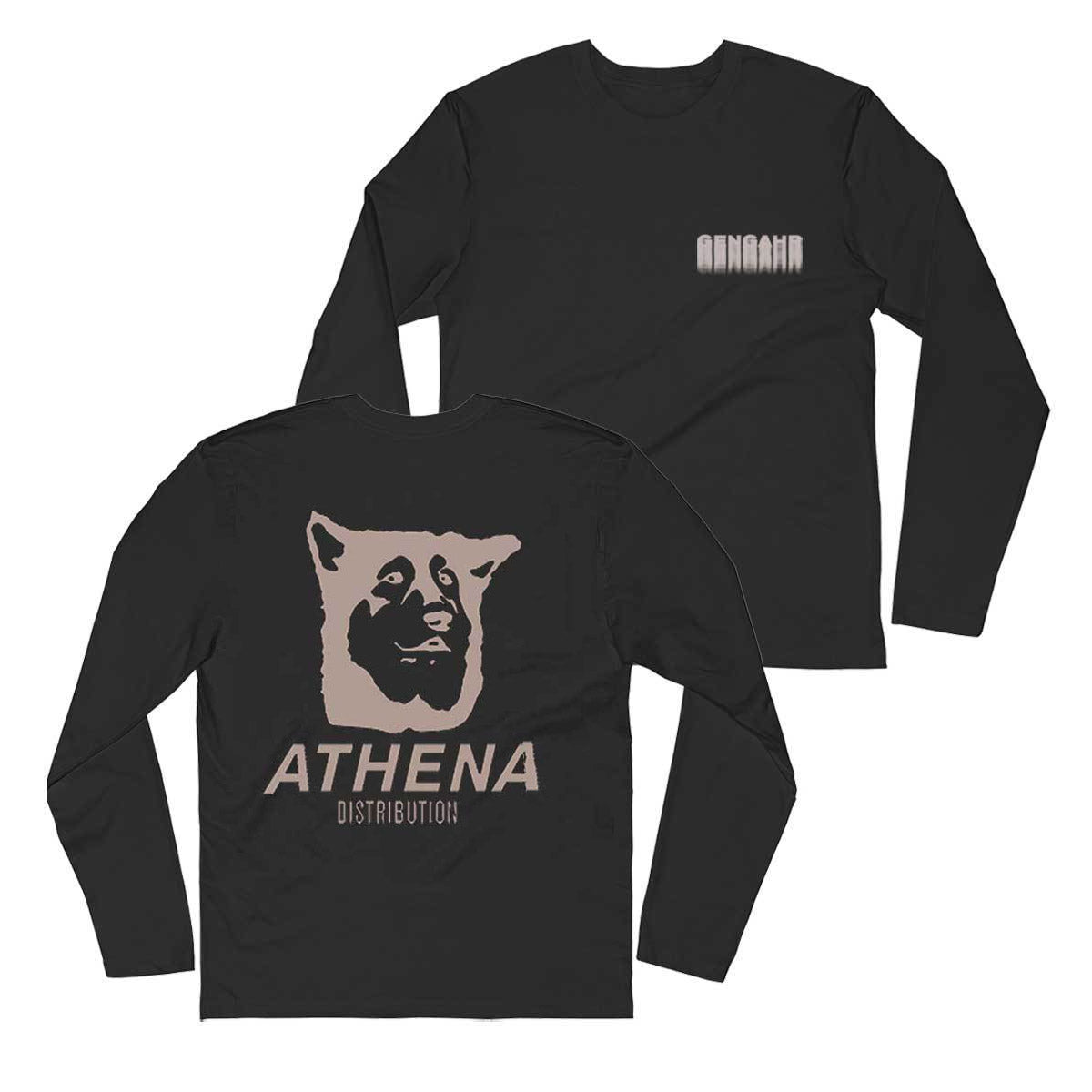 Athena Long Sleeve Black Tee