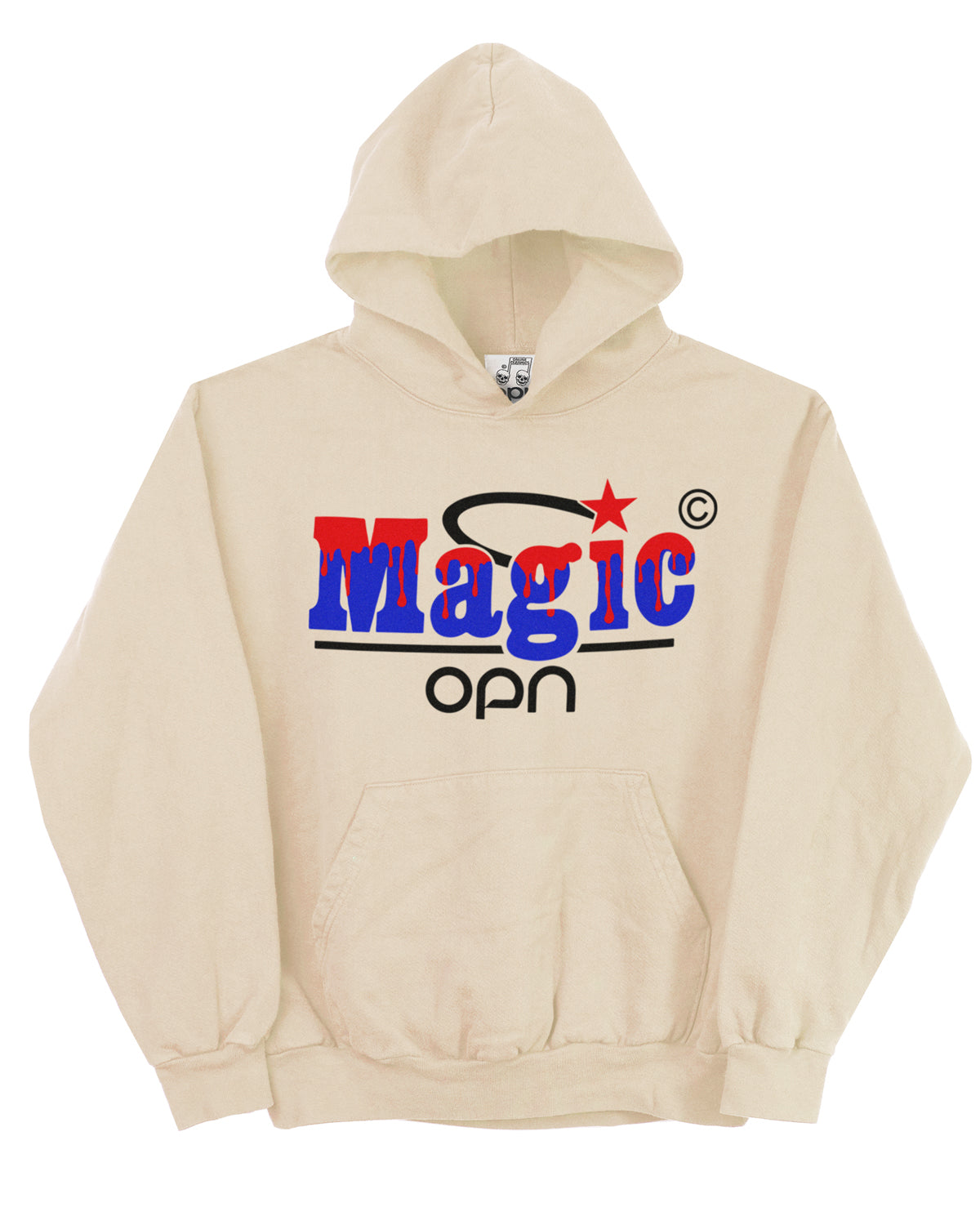 Magic OPN - Beige Fleece Hoodie