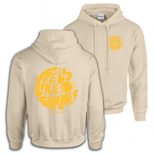 Feels Like Summer Graphic Hoodie (Natural)