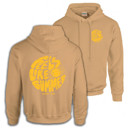 Feels Like Summer Graphic Hoodie (Caramel)