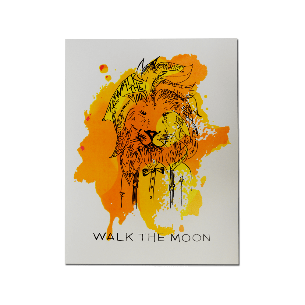 Walk the Moon Lion poster