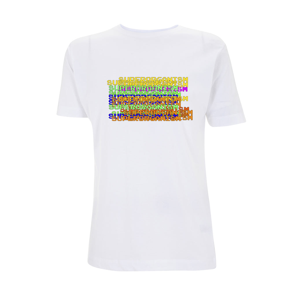 Multicoloured tee (white)